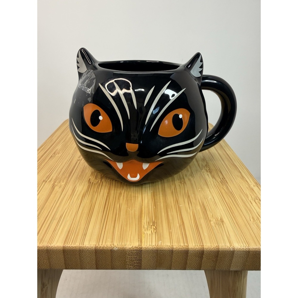 Retro Halloween Scary Cat 3D Figural Black Cat Coffee Mug NEW 2020 Walmart
